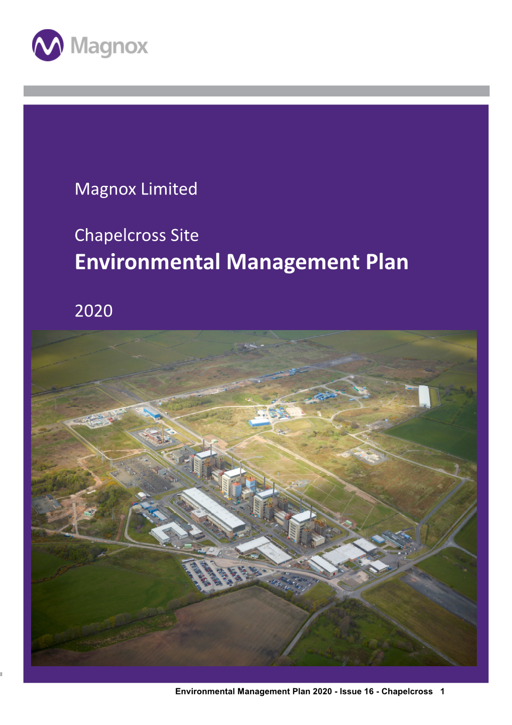 Chapelcross Site Environmental Management Plan