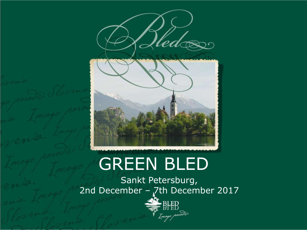 Green Tourism – Bled