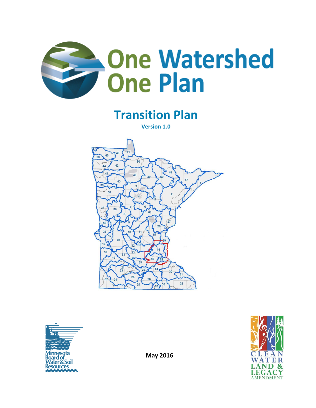 One Watershed, One Plan Transition Plan