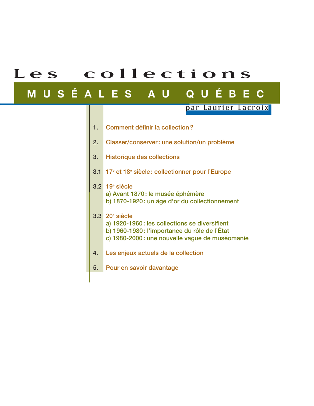 Document PDF Les Collections