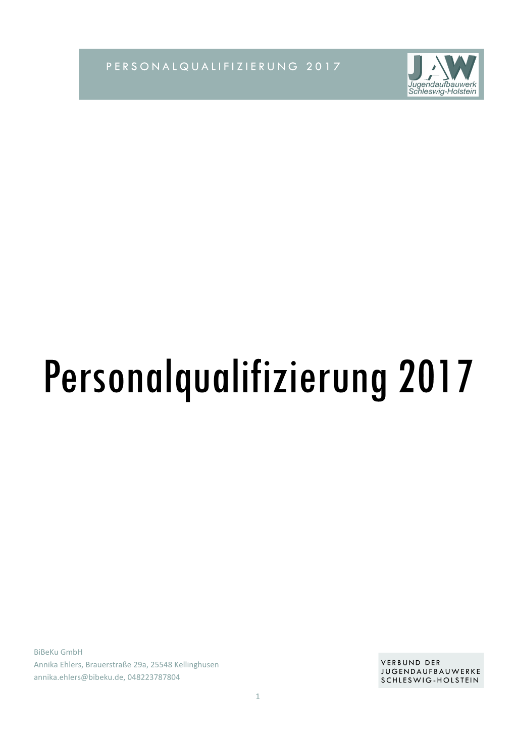 Personalqualifizierung 2017