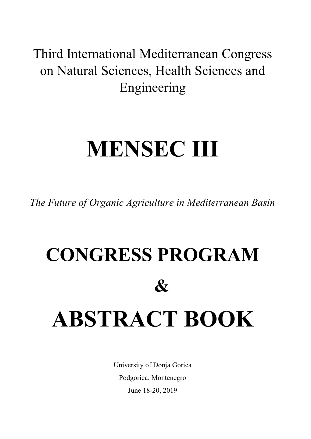 Mensec Iii Abstract Book