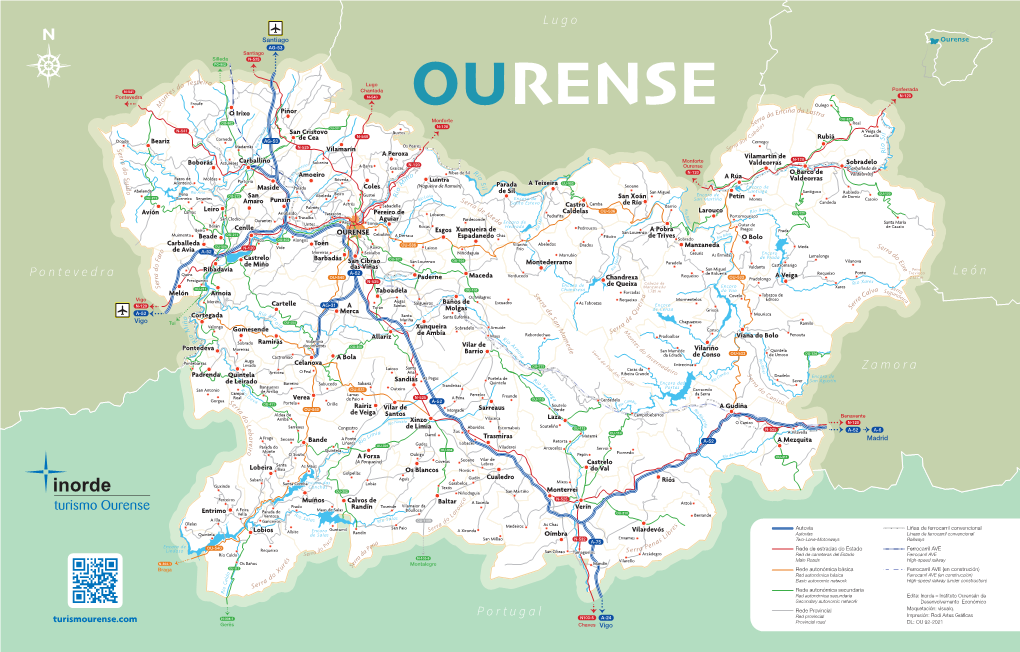 Mapa Ourense