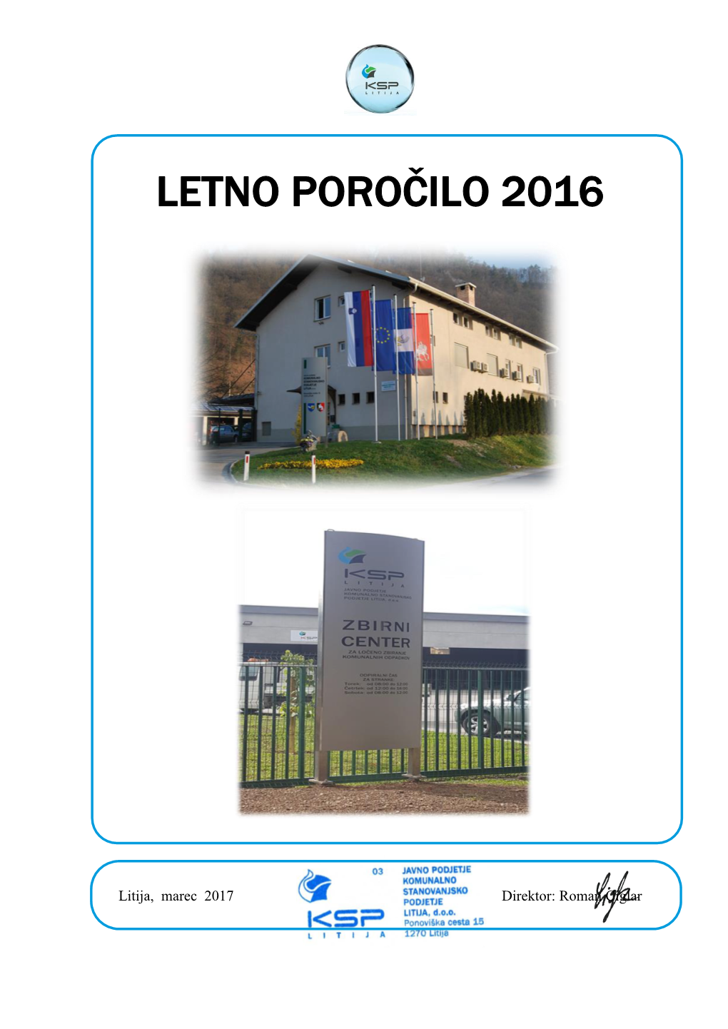 Letno Poročilo 2016