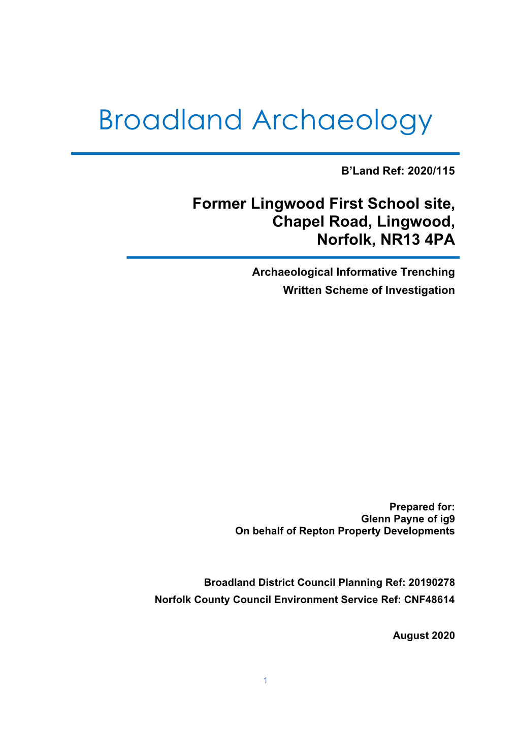 Broadland Archaeology