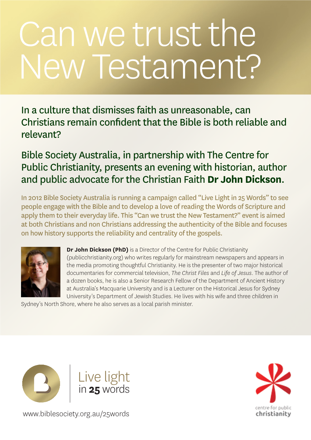 Can We Trust the New Testament?