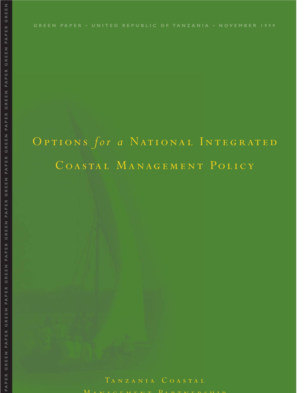 Options for a National Integrated Coastal Management Policy (1999)