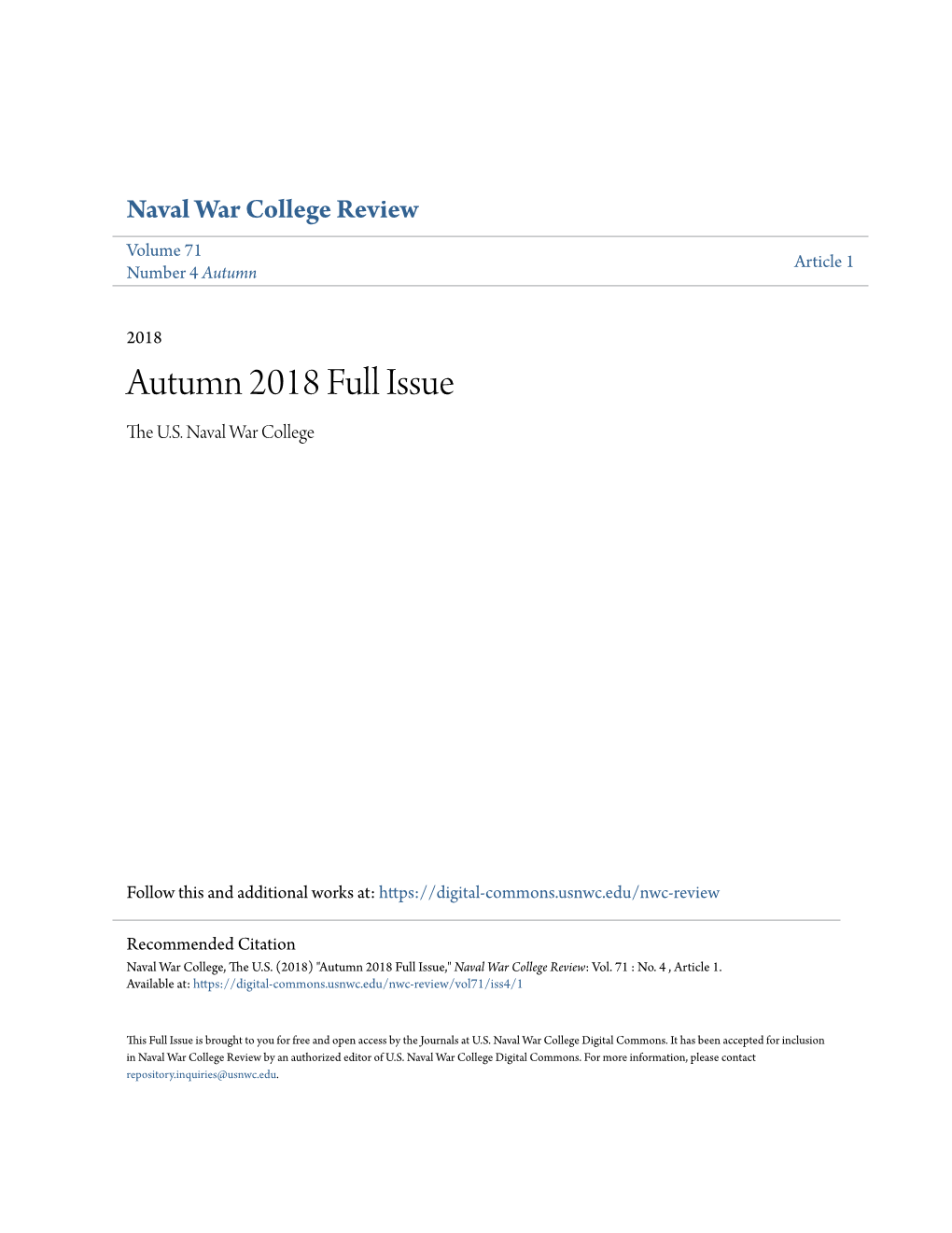 Autumn 2018 Full Issue the .SU