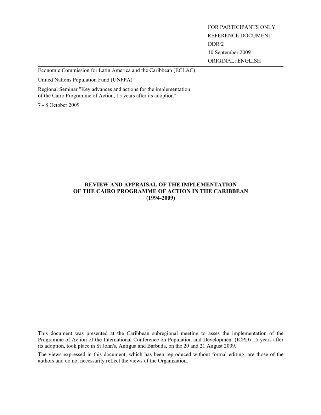 II Context and Dimensions of Population and Development