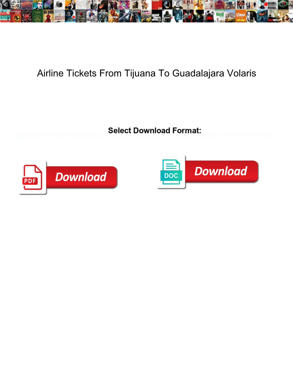 Airline Tickets from Tijuana to Guadalajara Volaris