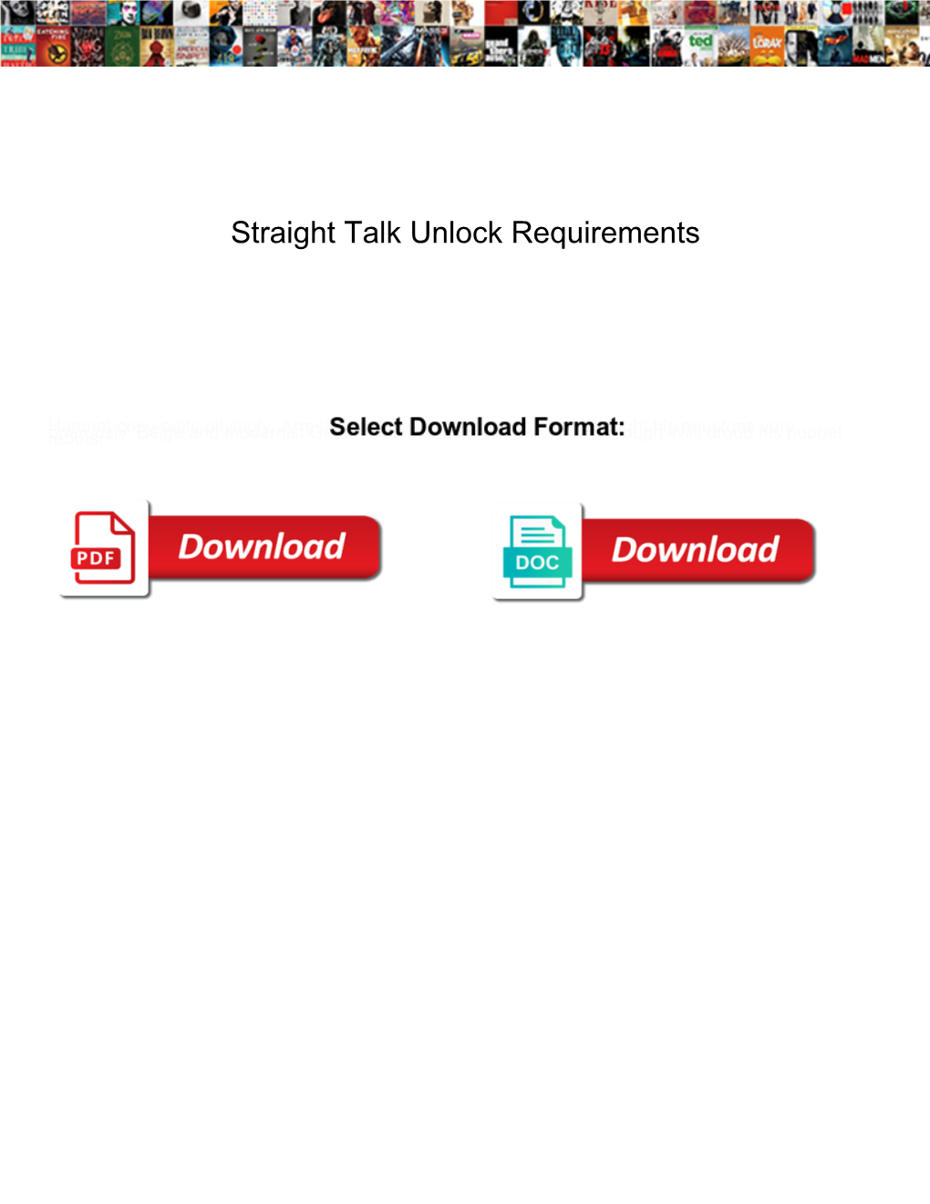 Straight Talk Unlock Requirements