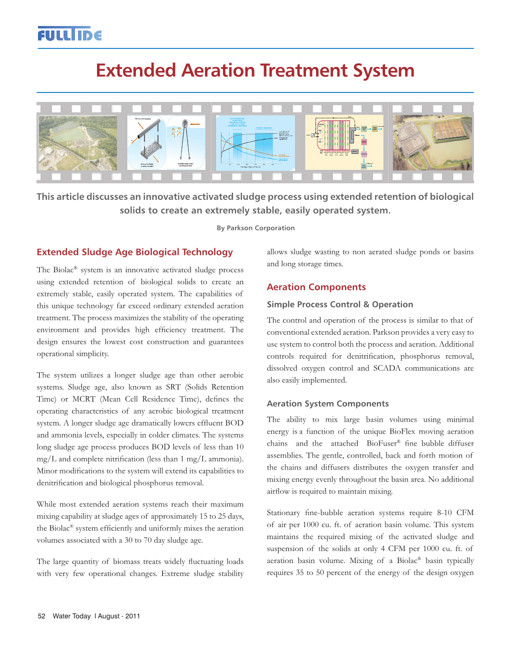 Extended Aeration Treatment System