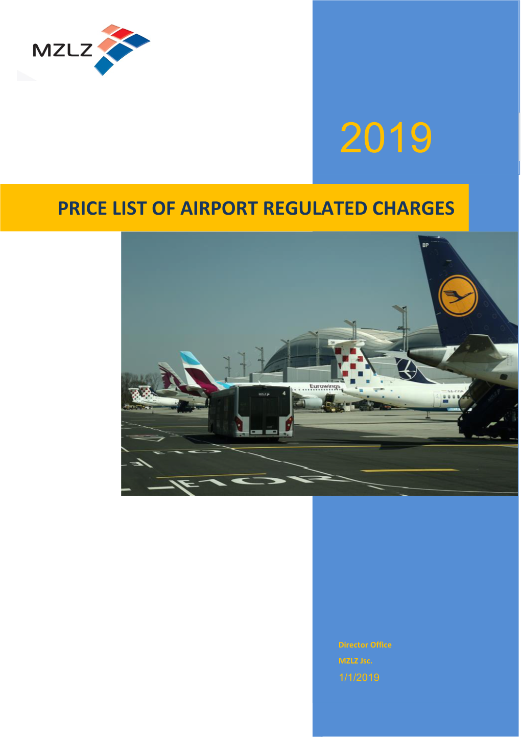 Price List of Airport Regulated Charges