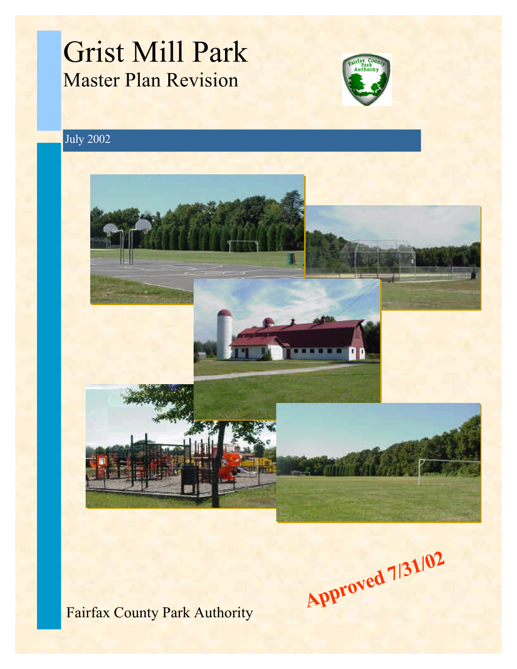 Grist Mill Park Master Plan Revision