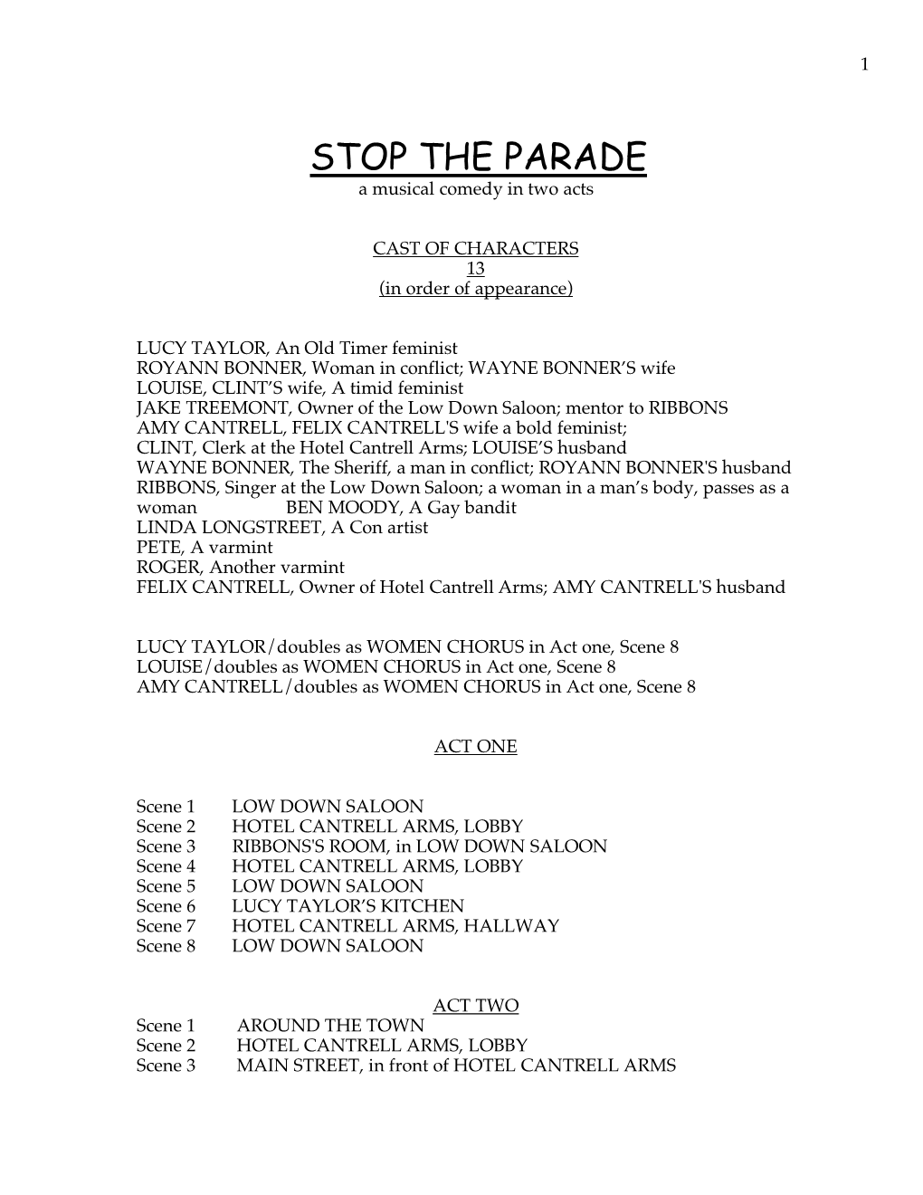 Stop the Parde-2013