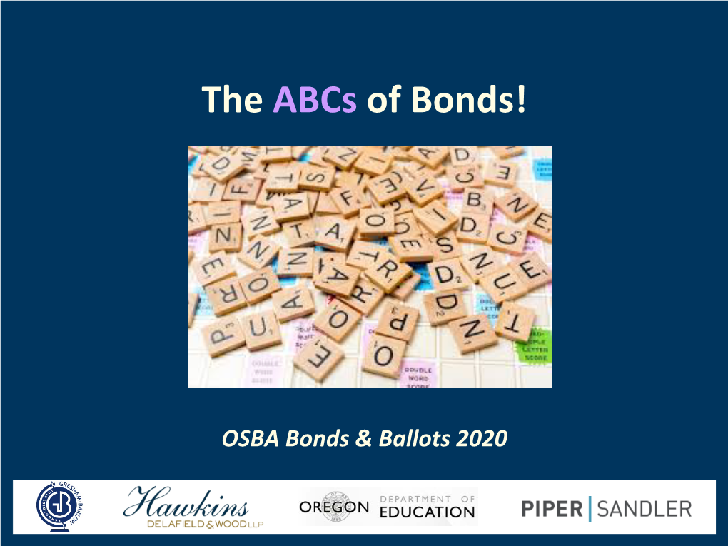 The Abcs of Bonds!