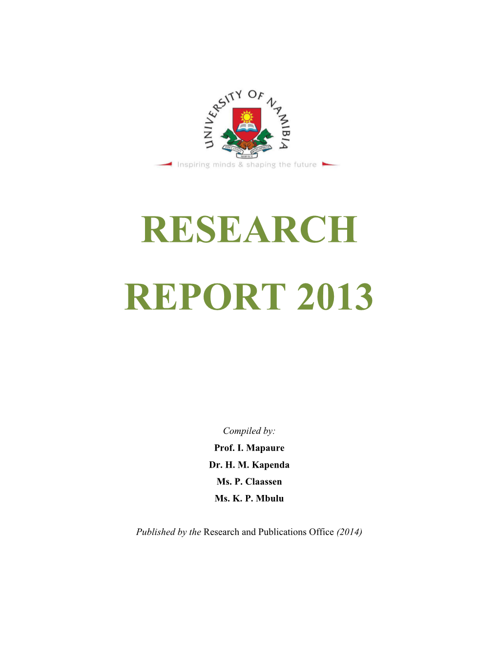 Research Report 2013