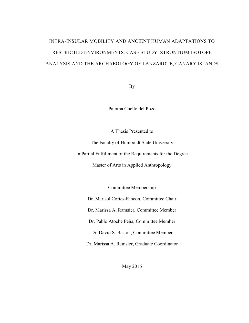 Strontium Isotope Analysis And