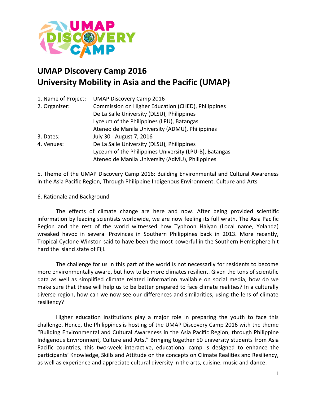 University Mobility in Asia and the Pacific (UMAP)