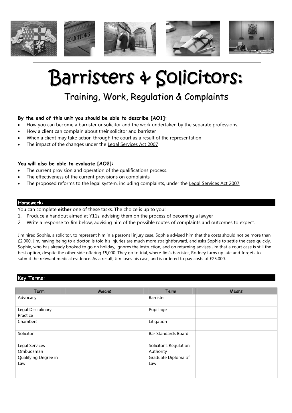 Barristers & Solicitors