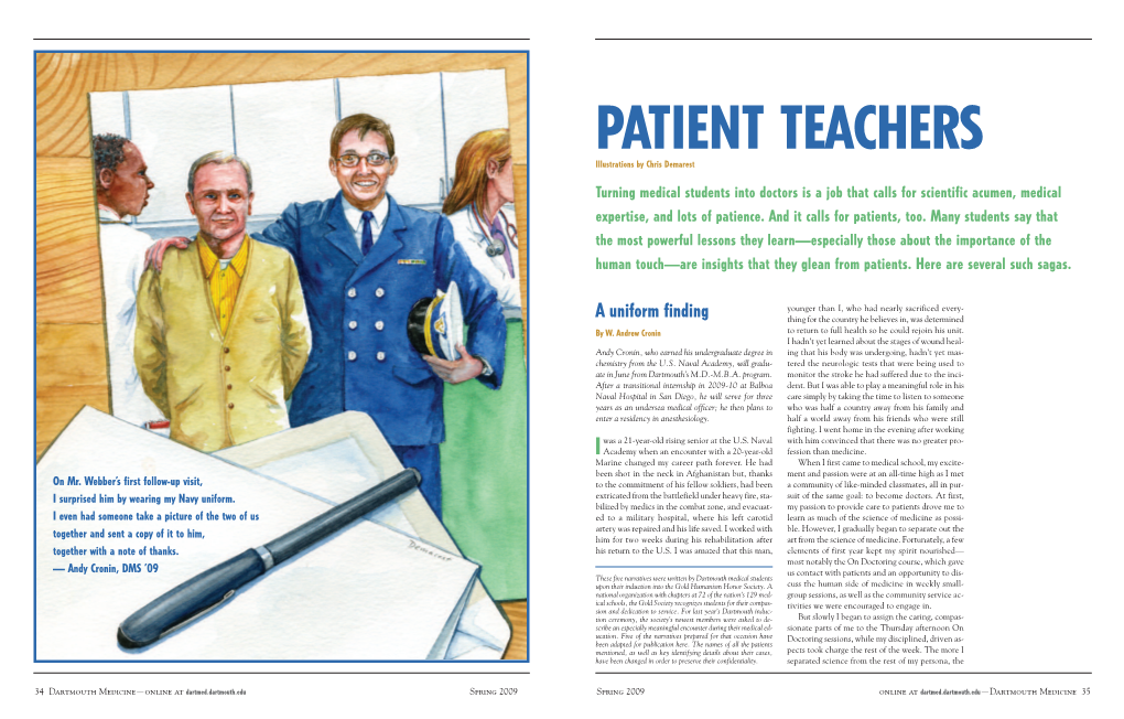 PATIENT TEACHERS Illustrations by Chris Demarest