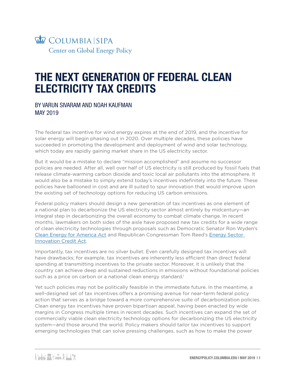 The Next Generation of Federal Clean Electricity Tax Credits