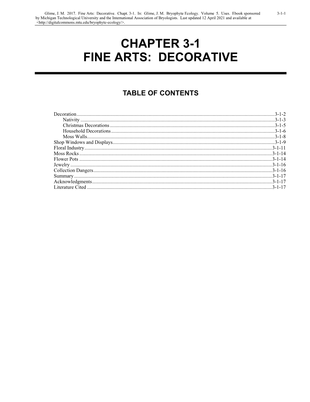 Volume 5, Chapter 3-1: Fine Arts