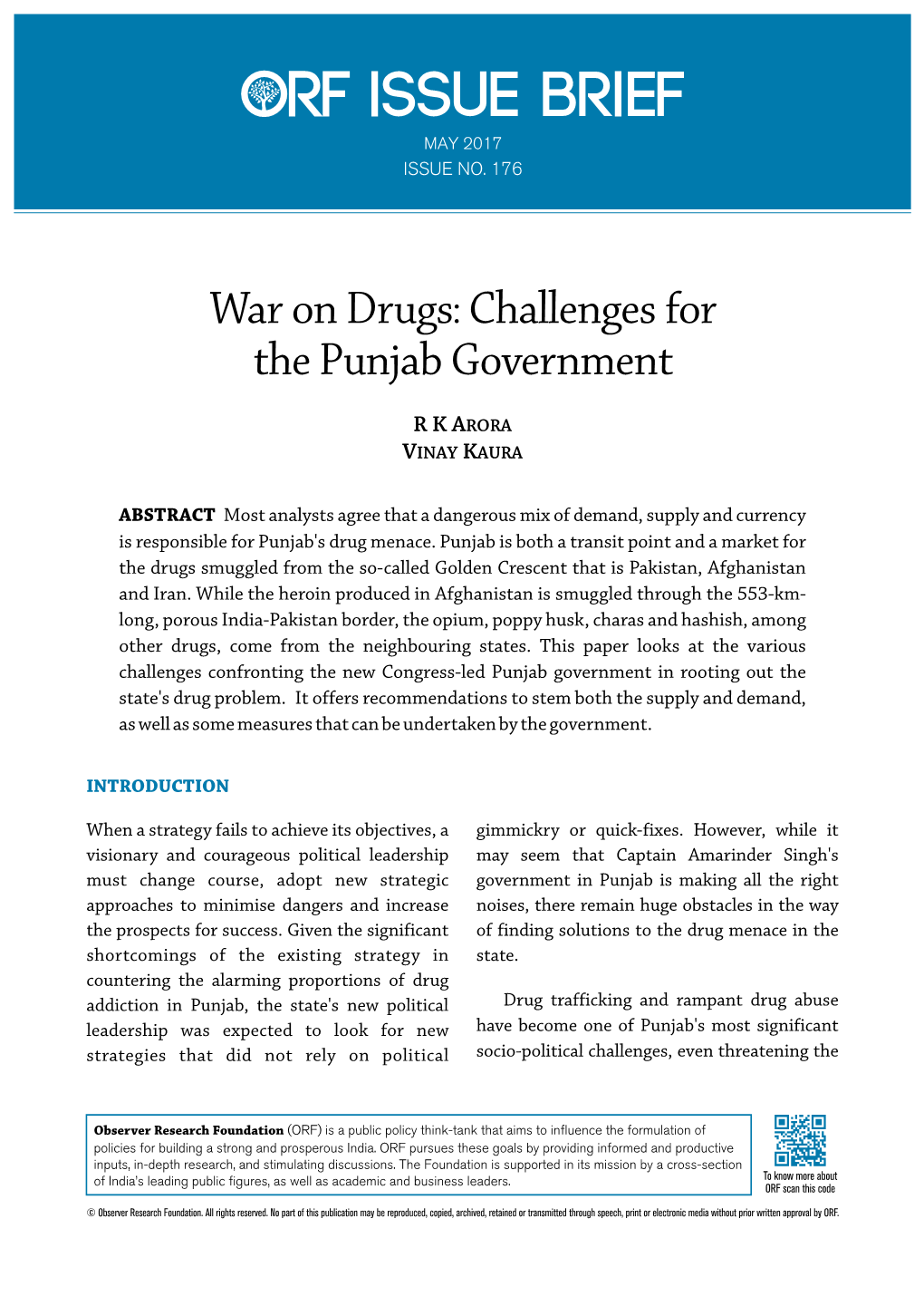 Drugs: How Punjab