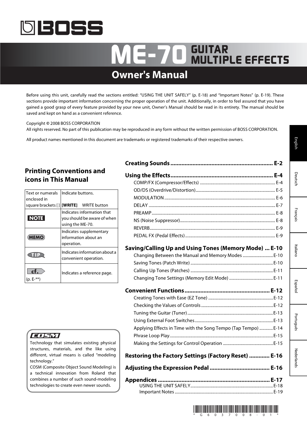 Owner's Manual