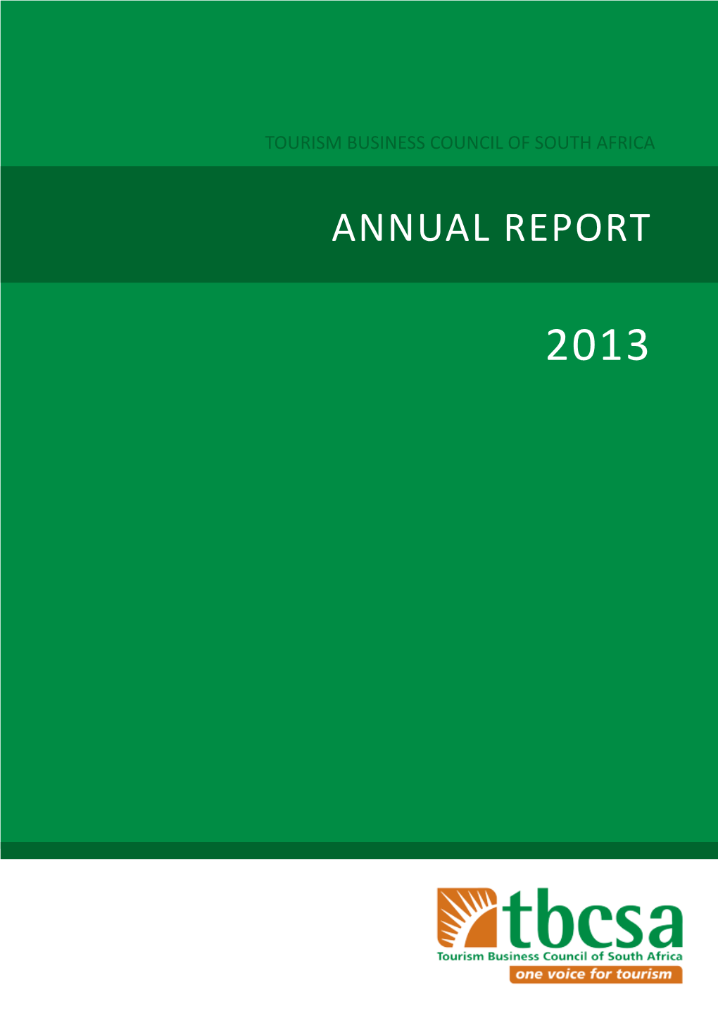 2013 Annual Report Ii Key Travel & Tourism Contacts