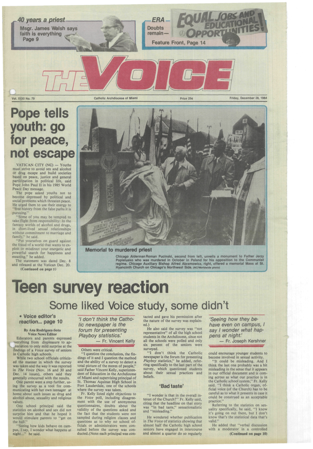 Teen Survey Reaction Some Liked Voice Study, Some Didn't • Voice Editor's Tacted and Gave His Permission After Reaction