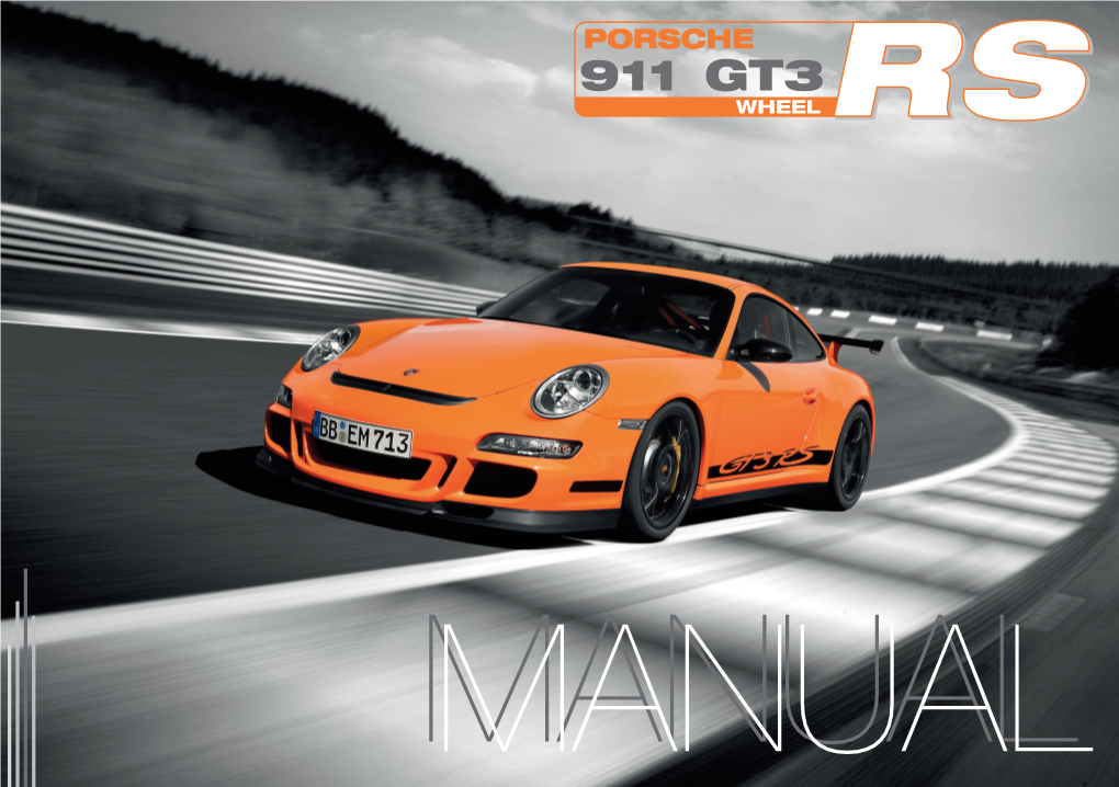 Manual Porsche 911 GT3 RS Wheel