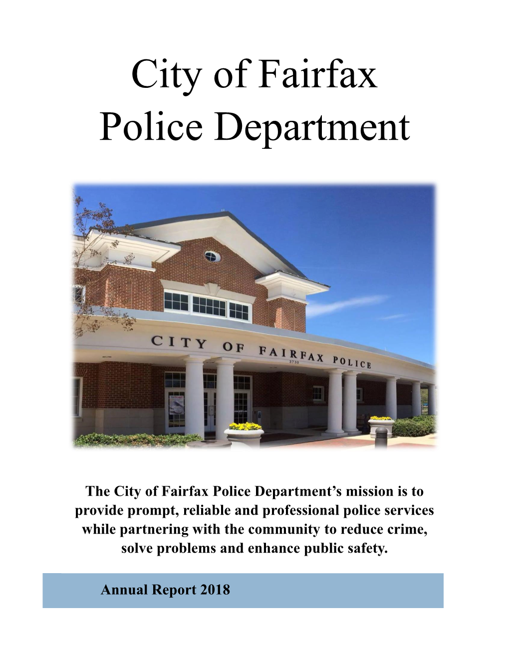 City of Fairfax Police Department