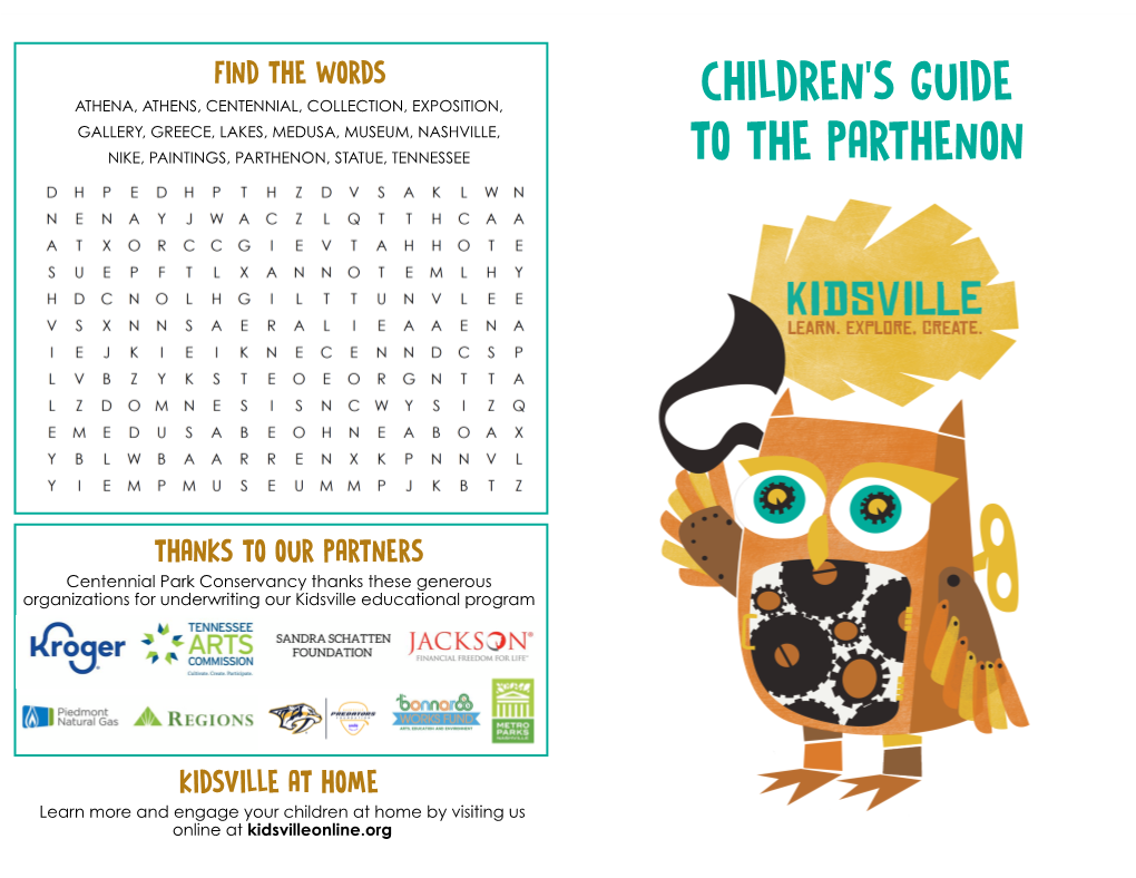 Children's Guide to the Parthenon