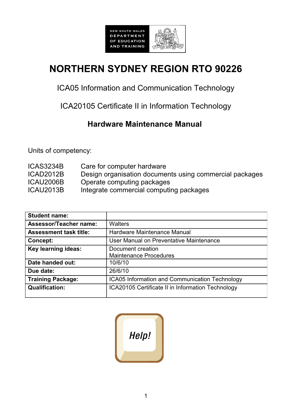 Northern Sydney Region Rto 90226