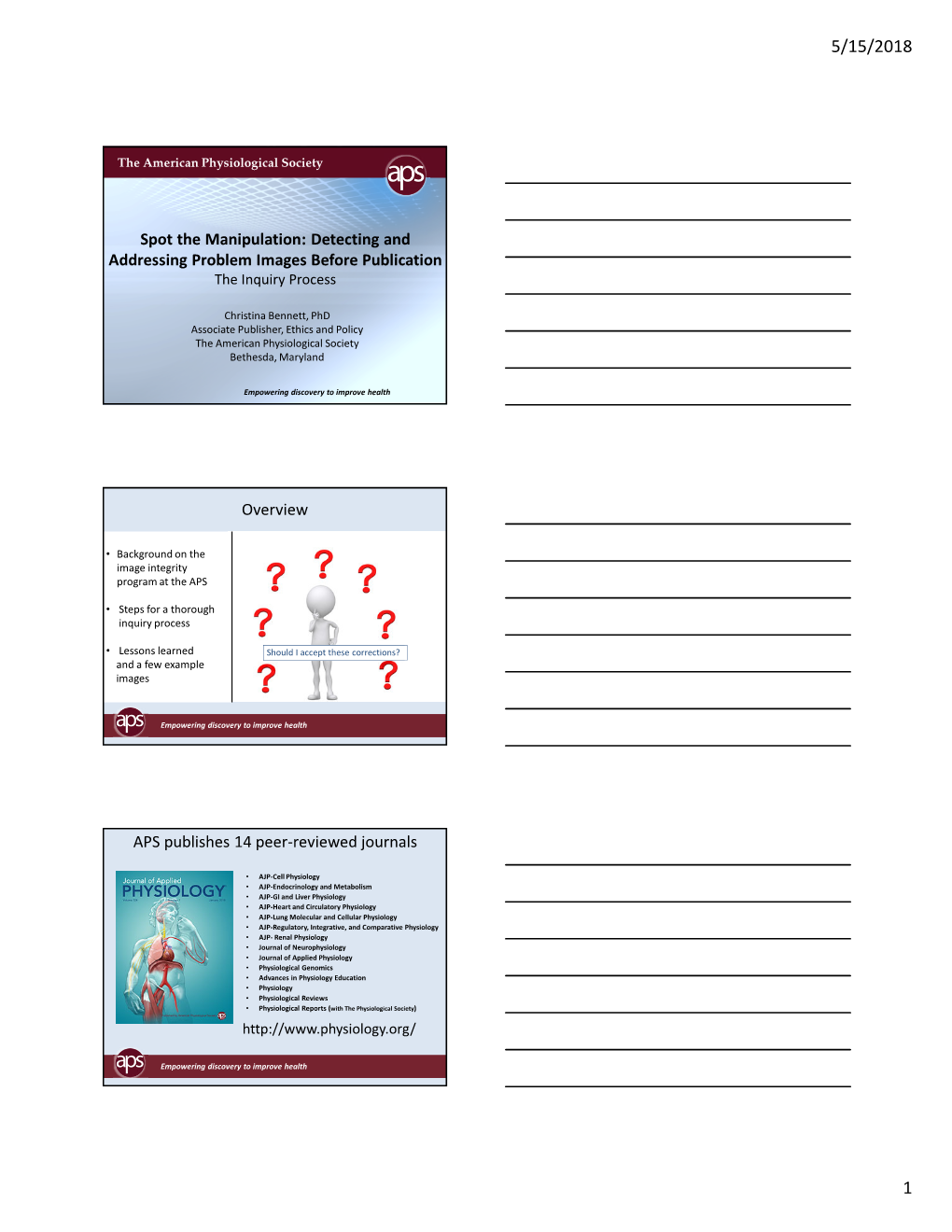 Spot the Manipulation: Detecting and Addressing Problem Images Before Publication the Inquiry Process