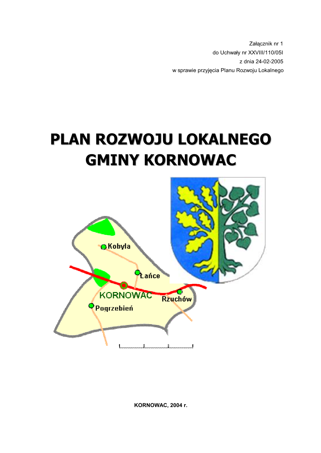 Plan Rozwoju Lokalnego Gminy Kornowac