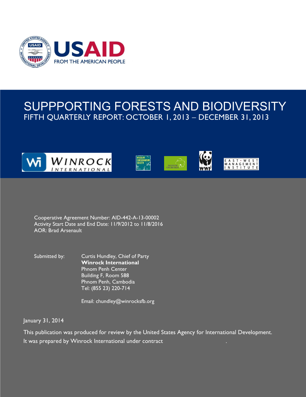 Suppporting Forests and Biodiversity