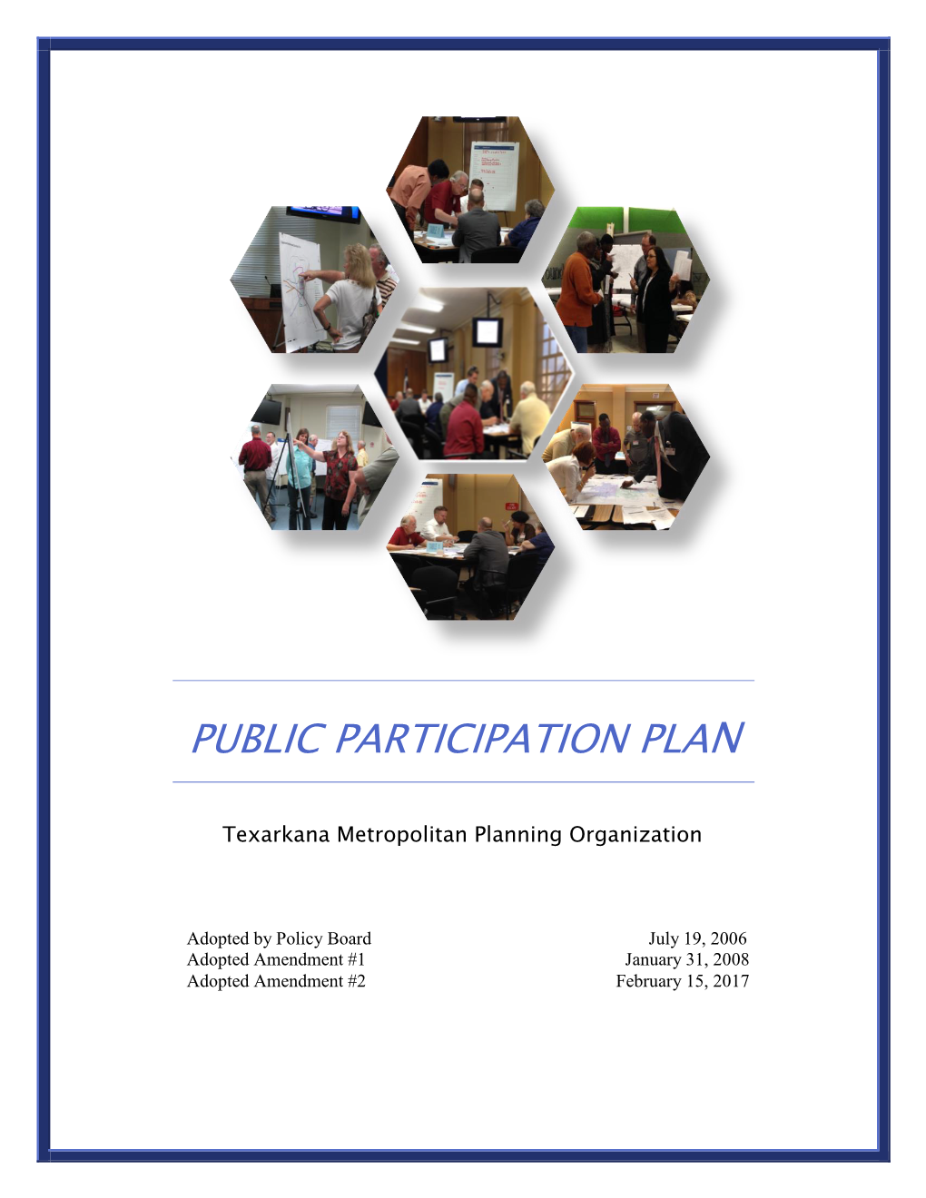 Public Participation Plan