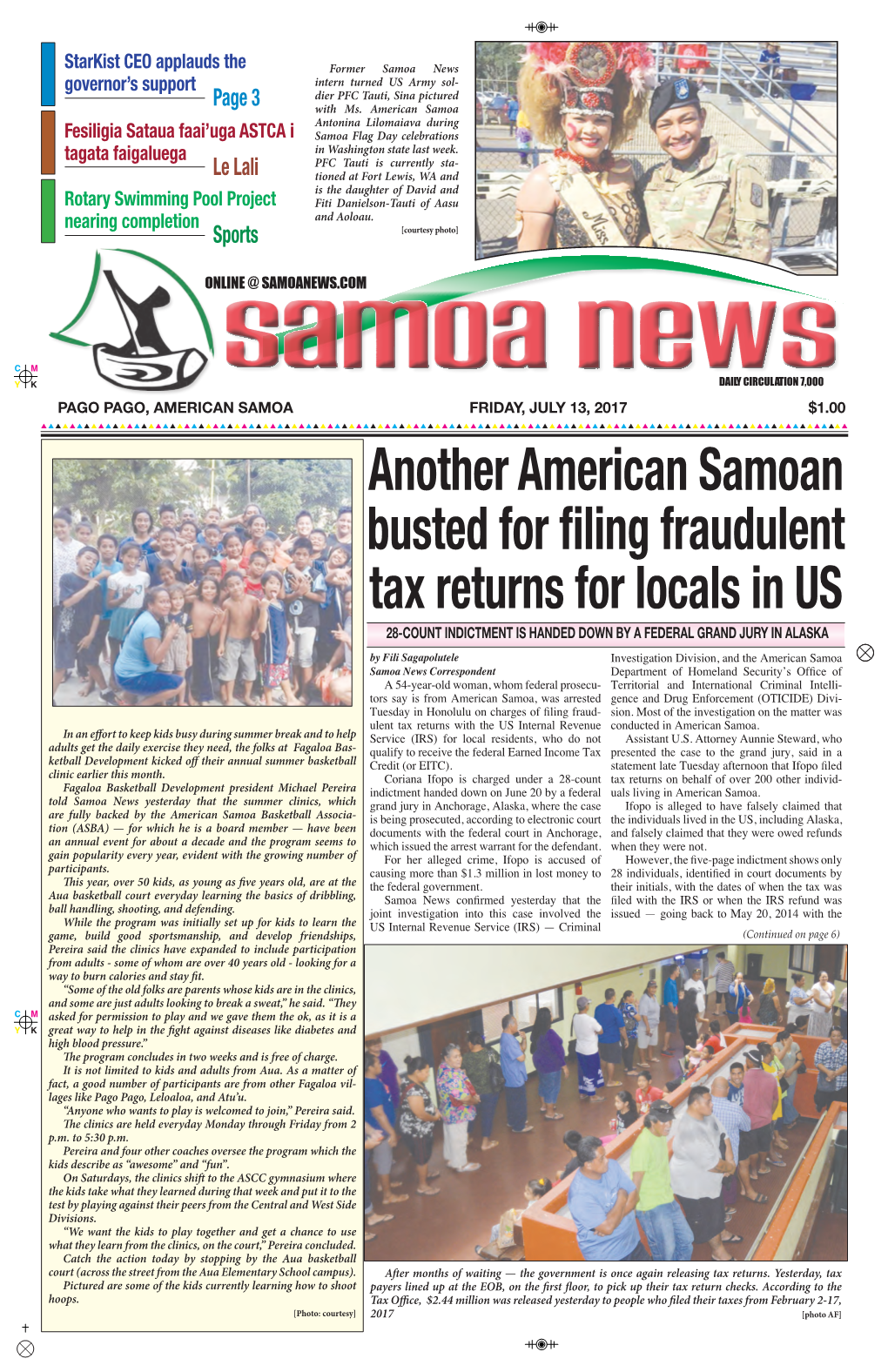 Another American Samoan Busted for Filing Fraudulent Tax Returns For