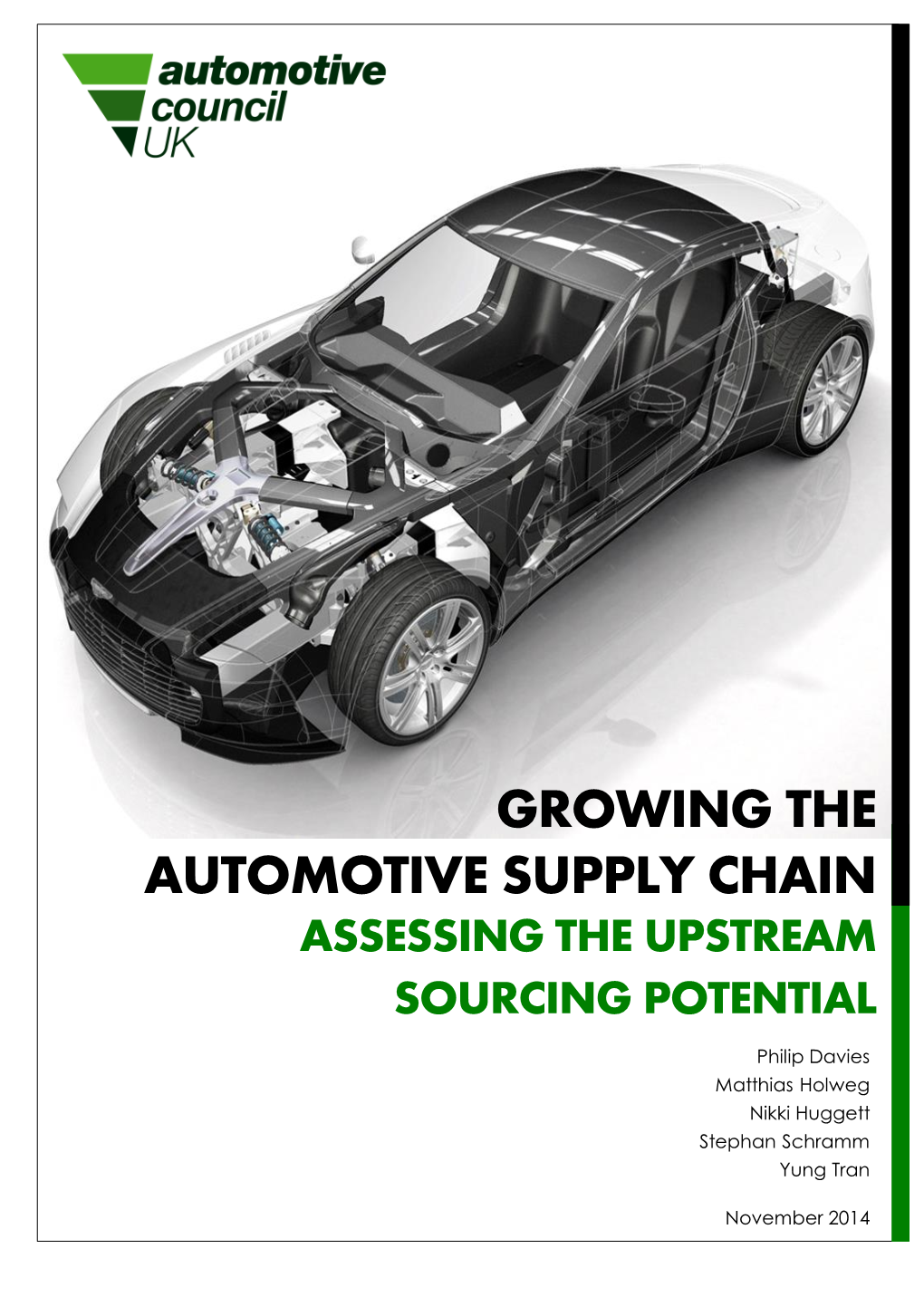 Growing the Automotive Supply Chain Assessing the Upstream Sourcing Potential