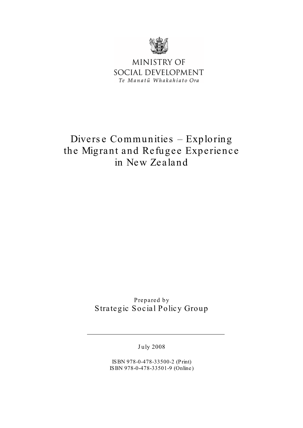 Diverse Communities – Exploring the Migrant and Refugee Experience in New Zealand