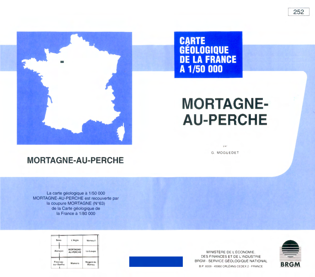 Mortagne-Au-Perche À 1/50 000