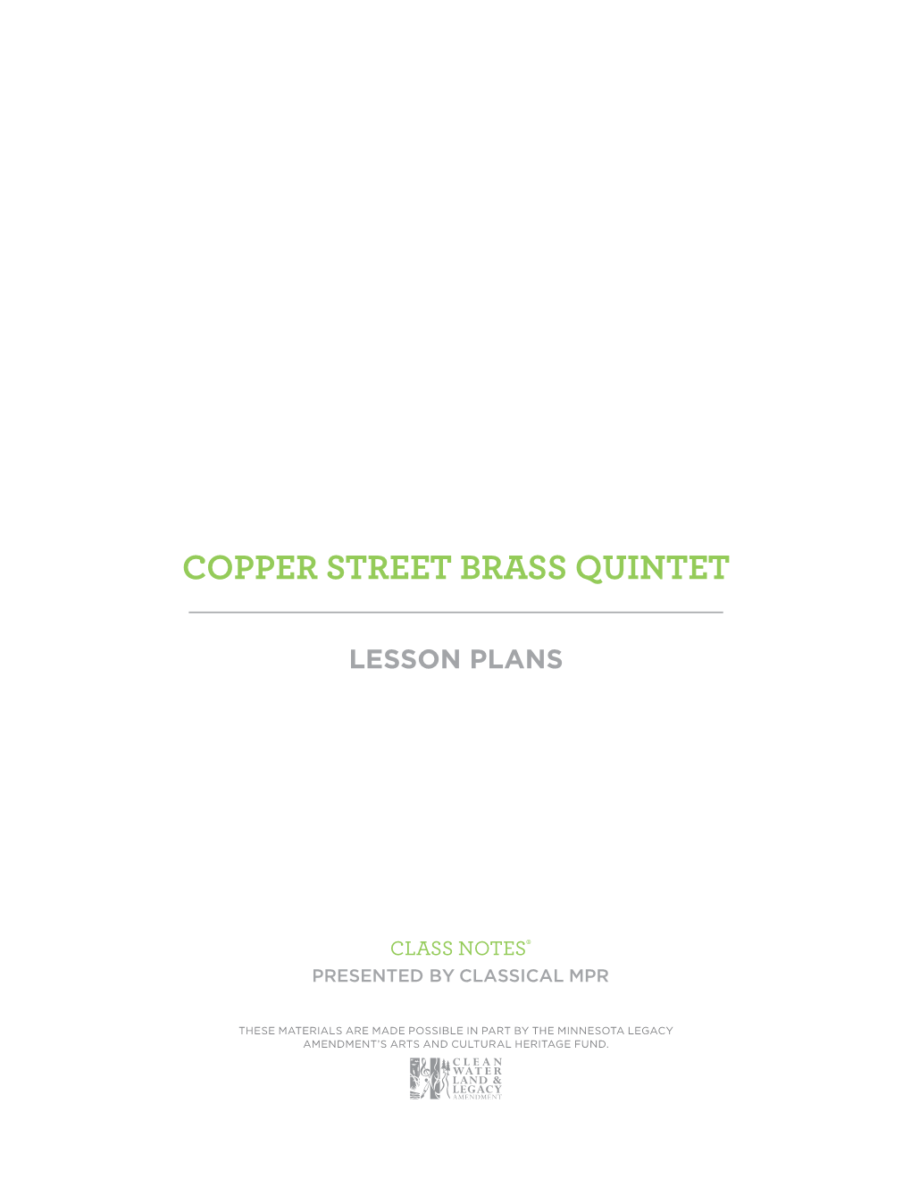 Copper Street Brass Quintet