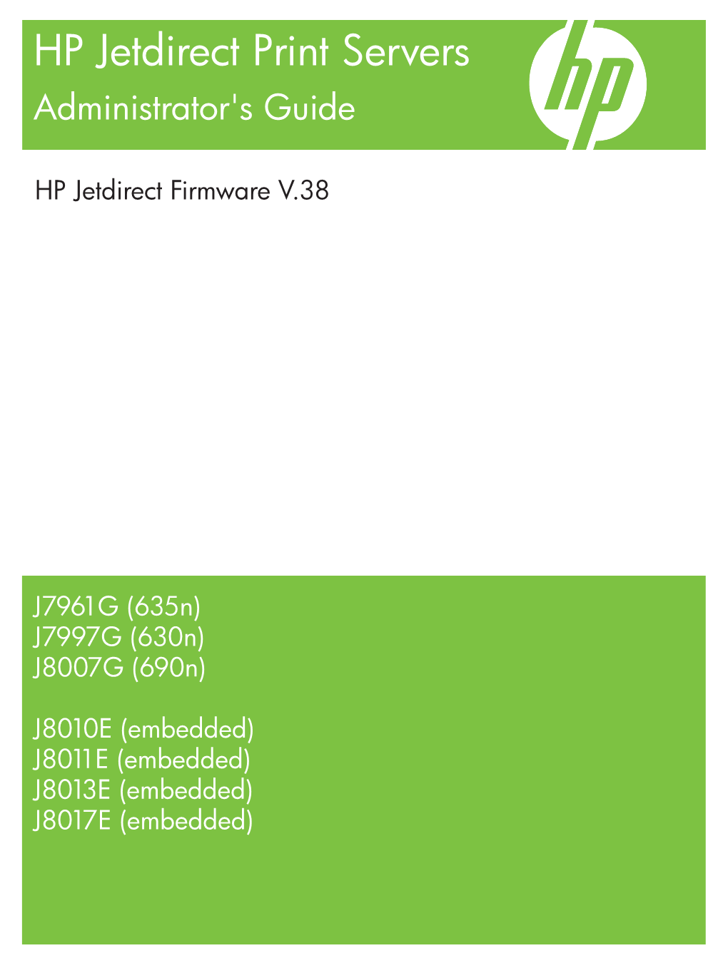 HP Jetdirect Print Servers Administrator Guide – ENWW
