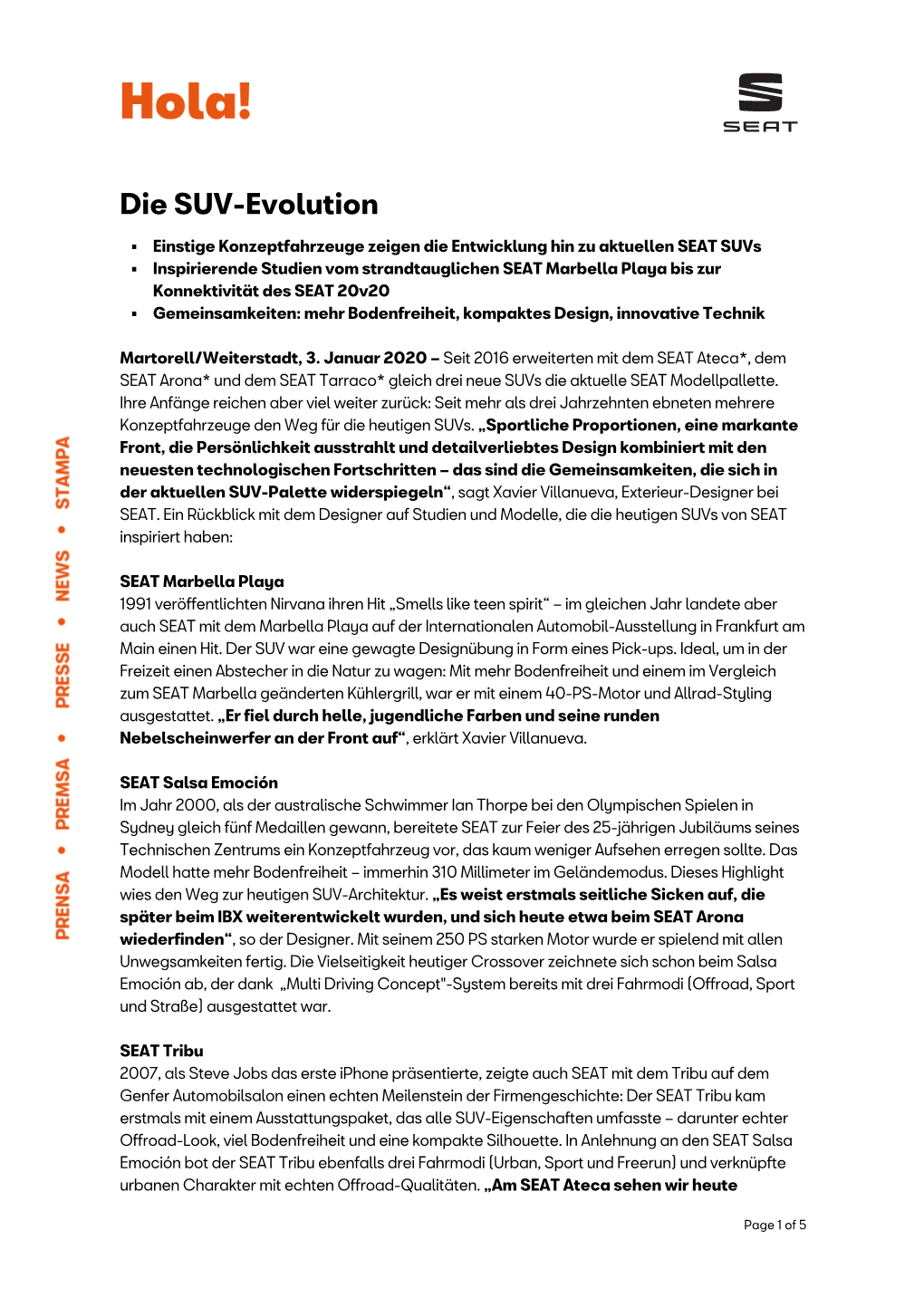 Die SUV-Evolution