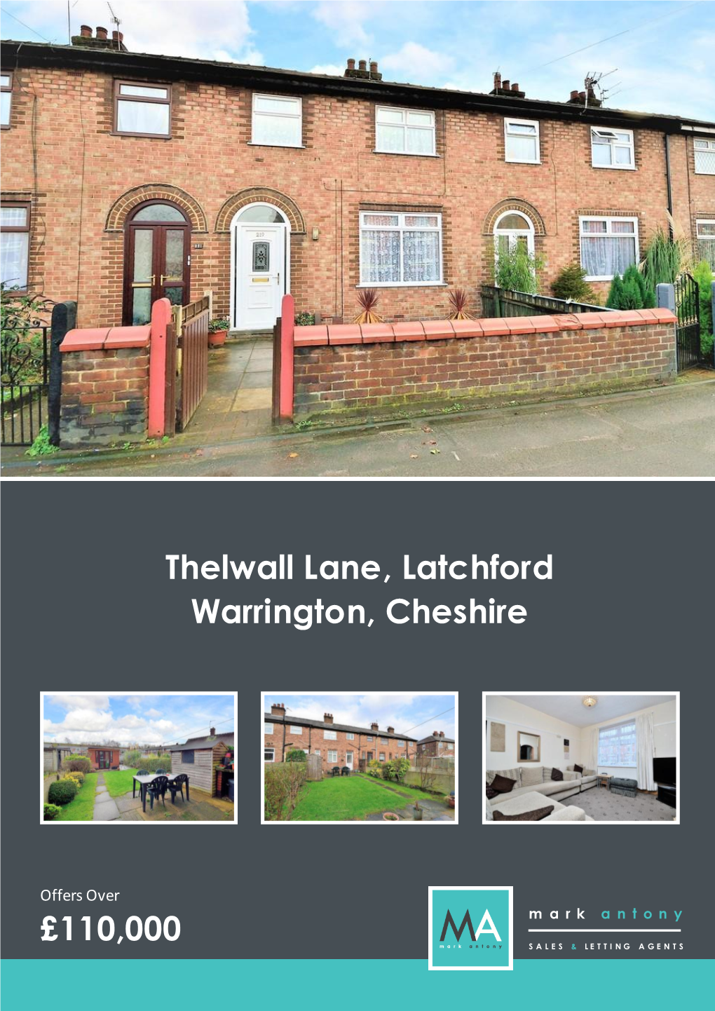 Thelwall Lane, Latchford Warrington, Cheshire £110,000