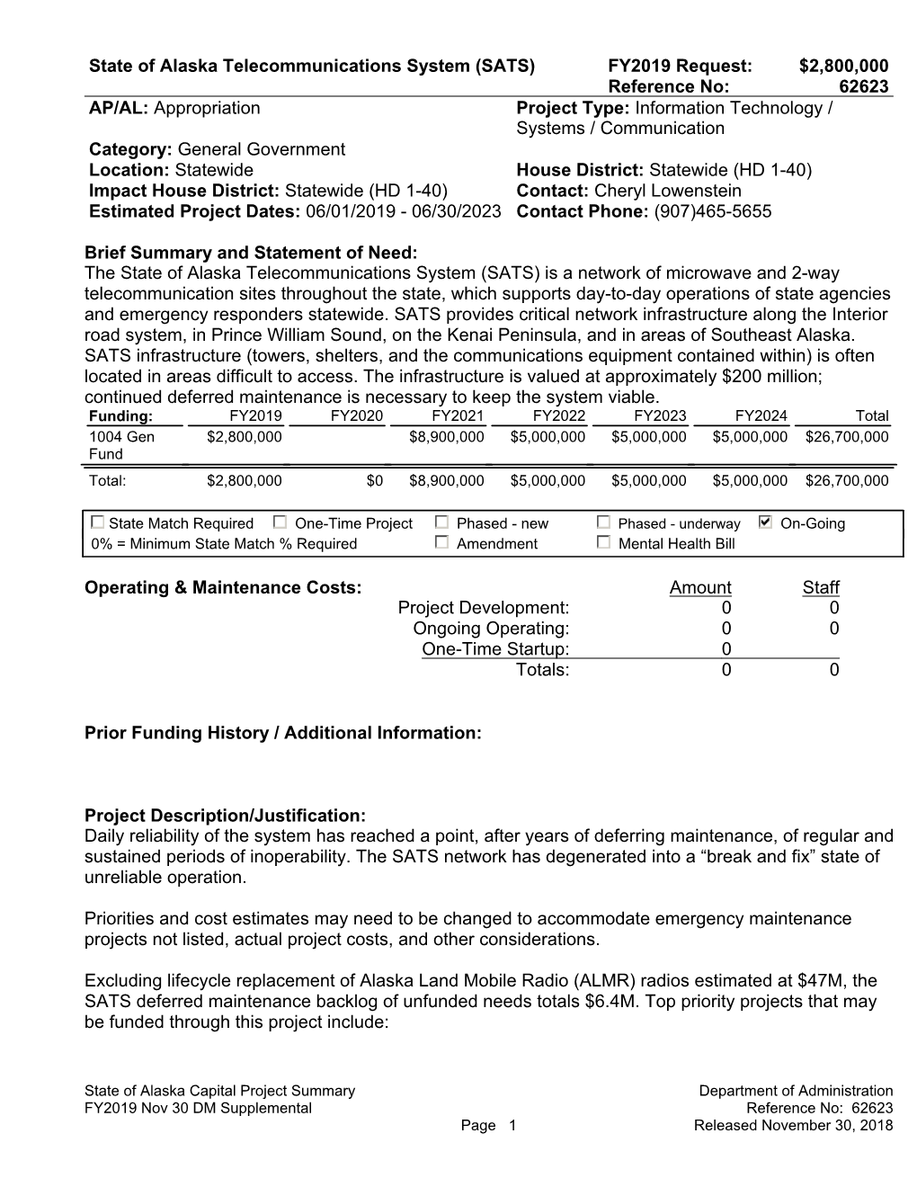 ABS RTF Report