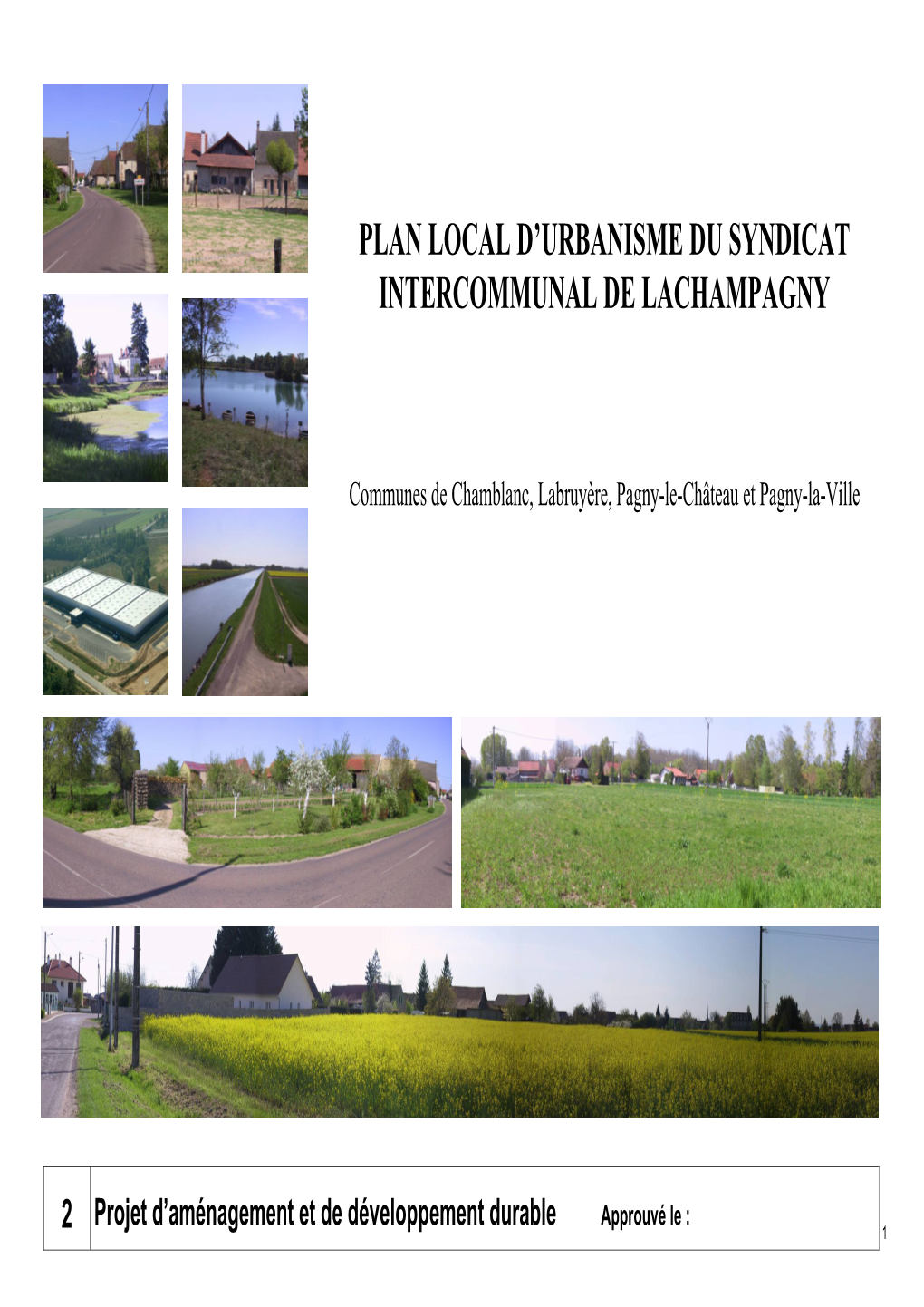 Plan Local D'urbanisme Du Syndicat Intercommunal De