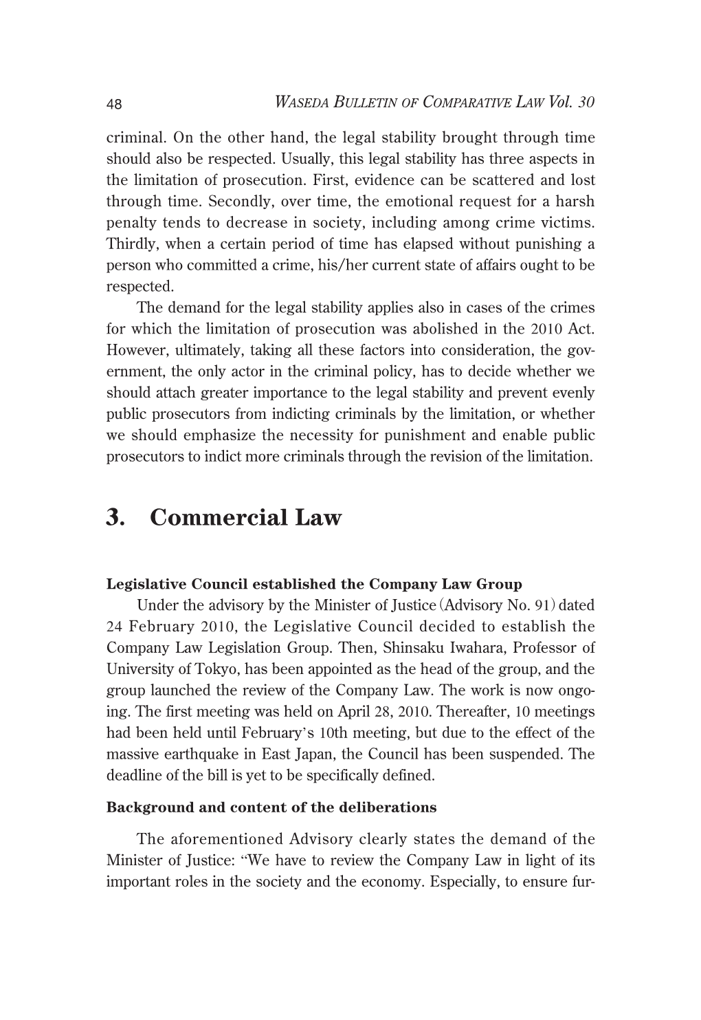 3. Commercial Law